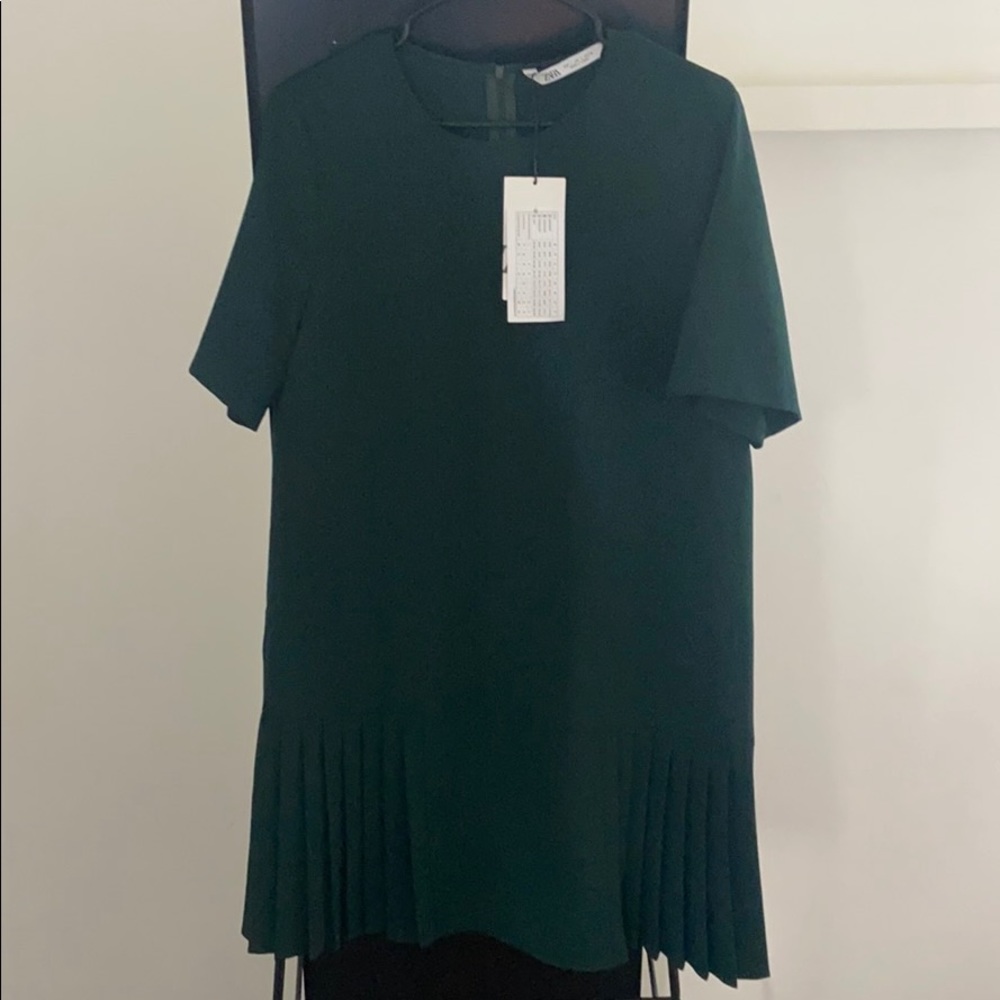 Forest green Zara dress